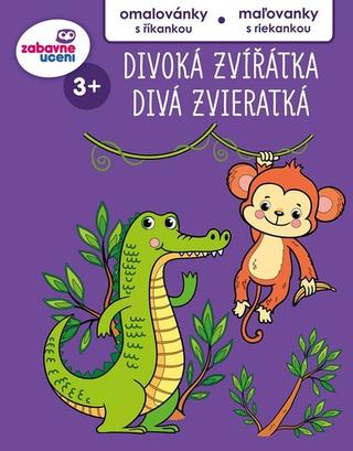 Doplnk. tovar : Divoká zvířata omalovánky s říkankou/maľovanky s riekankou