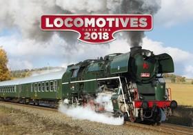 Kalendár nástenný: Locomotives - nástěnný kalendář 2018