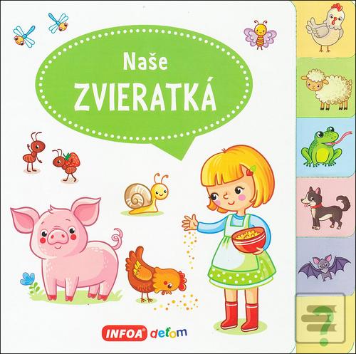 Kniha: Naše zvieratká - Veľká knižka so záložkami - 1. vydanie - Jana Návratilová