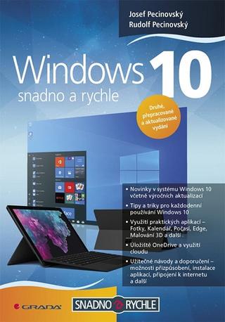 Kniha: Windows 10 - Snadno a rychle - 2. vydanie - Josef Pecinovský, Rudolf Pecinovský
