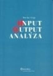 Kniha: Input-output analýza - Marián Goga