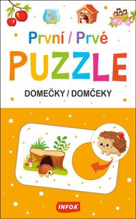 Puzzle: První/Prvé PUZZLE - domečky/domčeky - 1. vydanie
