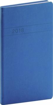 Knižný diár: Kapesní diář Vivella 2018, modrý, 9 x 15