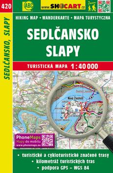 Skladaná mapa: Sedlčansko, Slapy 1:40 000 - SC 420