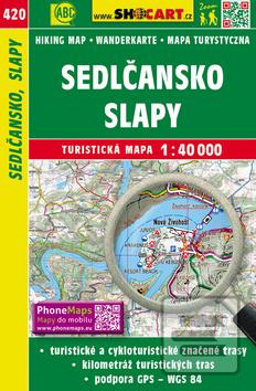 Skladaná mapa: Sedlčansko, Slapy 1:40 000 - SC 420