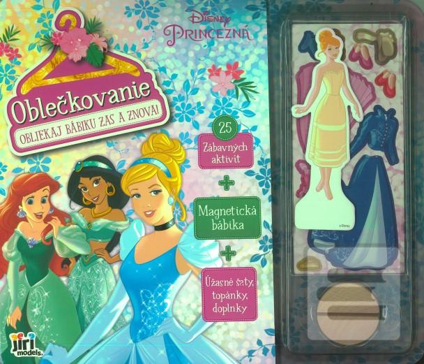 Kniha: Oblečkovanie/ Princezné - 25 zábavných aktivít + magnetická bábika - 1. vydanie - Walt Disney