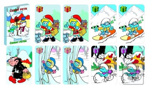 Karty: Černý Petr Šmoulové 2 zimní