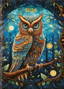 Knižný diár: Praktik denní diář 2026 Sova