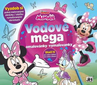 Doplnk. tovar: Vodové mega omalovánky Minnie - Vyzdob si pokoj malovanými obrázky / izbičku vymaľovanými obrázkami - 1. vydanie - Walt Disney