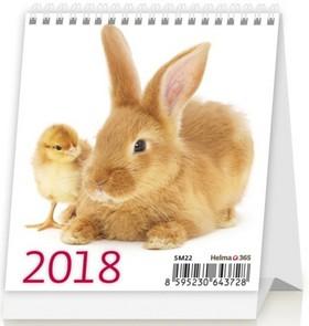 Kalendár stolný: Mini Pets - stolní kalendář 2018