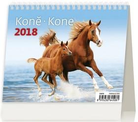 Kalendár stolný: MiniMax Koně - stolní kalendář 2018
