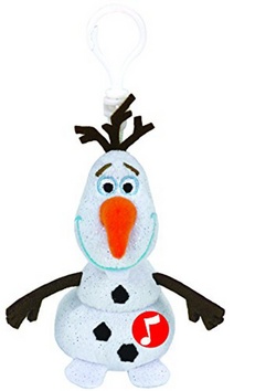 Hračka: Beanie Babies Lic OLAF klip – sněhulák se zvukem