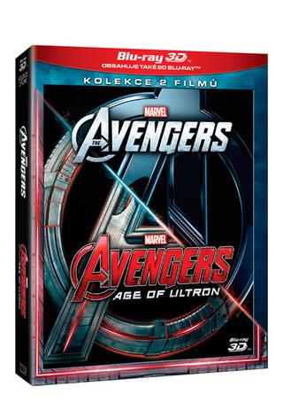 DVD: Avengers kolekce 1.-2. 4BD (3D+2D) - 1. vydanie