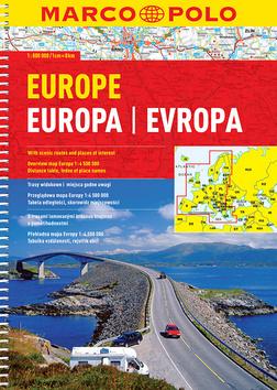 Knižná mapa: Evropa autoatlas 1:800T