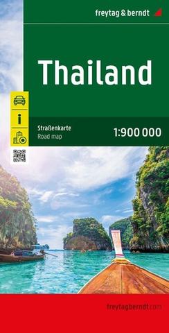 Skladaná mapa: Automapa Thajsko 1:900 000