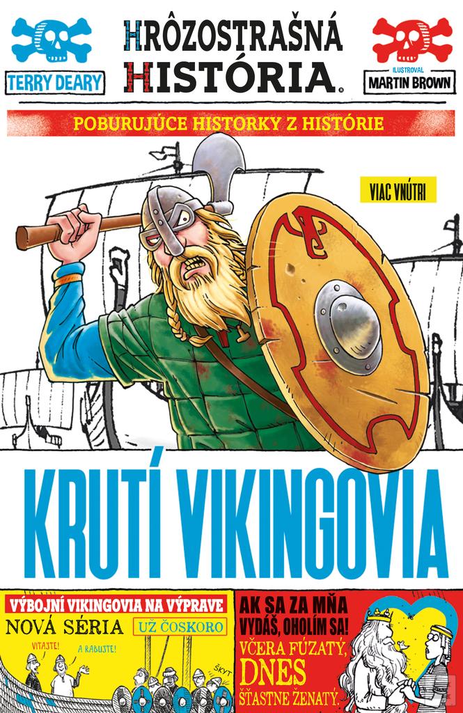 Kniha: Krutí Vikingovia (Hrôzostrašná história) - Terry Deary