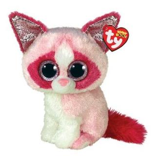 Hračka: Beanie Boos Mai růžová kočka 15 cm