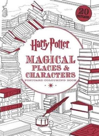 Kniha: Harry Potter Magical Places & Characters Postcard Colouring Book : 20 Postcards to Colour