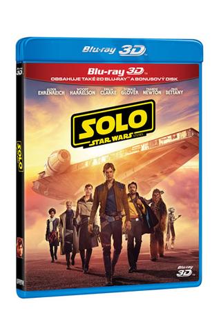 DVD: Solo: Star Wars Story 3BD (3D+2D+bonus disk) - 1. vydanie