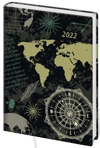 Knižný diár: Diář 2022 A5 LYRA týdenní L216 Continents