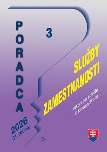 Kniha: Poradca 3/2026 - Služby zamestnanosti