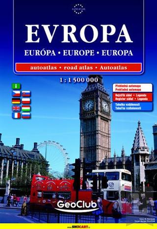 Kniha: Evropa autoatlas - 1. vydanie