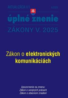 Kniha: Aktualizácia V/1 2025 – štátna služba, informačné technológie verejnej správy