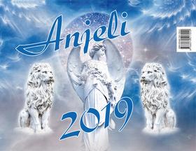 Kalendár stolný : Anjeli - stolný kalendár 2019
