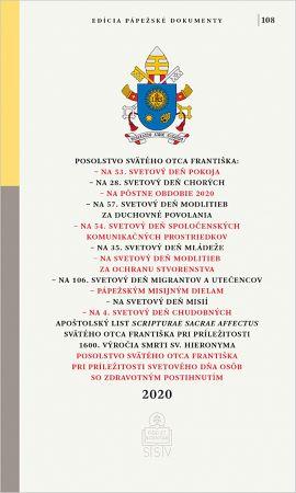 Kniha: Posolstvá a vybrané dokumenty Svätého Otca Františka na rok 2020