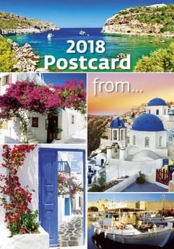 Kalendár nástenný: Postcard from... - nástěnný kalendář 2018