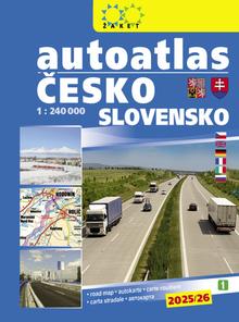Knižná mapa: Autoatlas Česká republika Slovenská republika 1:240 000