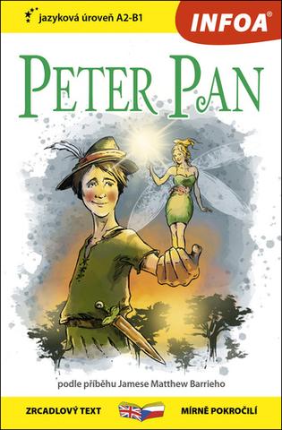 Kniha : Peter Pan - zrcadlový text mírně pokročilí
