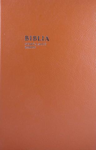 Kniha: Biblia (veľký formát v koži, so zlatorezom) - Starý a Nový zákon