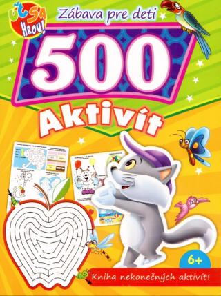 Kniha: 500 aktivít - mačka - Kniha nekonečných aktivít!