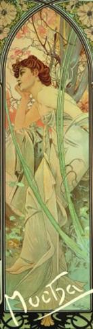 Doplnk. tovar: Záložka Alfons Mucha – Evening contemplation - 1. vydanie