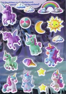 Kniha: Svietiace 3D nálepky - Jednorožce - 1. vydanie - Kolektív autorov