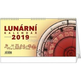 Kalendár stolný: Lunární kalendář 2019 - stolní