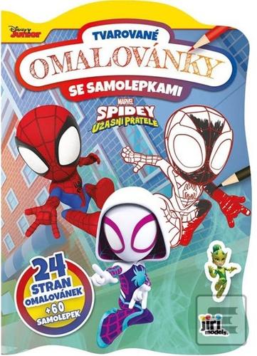 Tvarované omalovánky Spi…