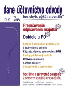 Kniha: DUO 7/2025  – Odpisy, Daňová kontrola