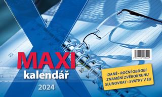 Kalendár stolný: Maxi kalendář 2024 - stolní kalendář