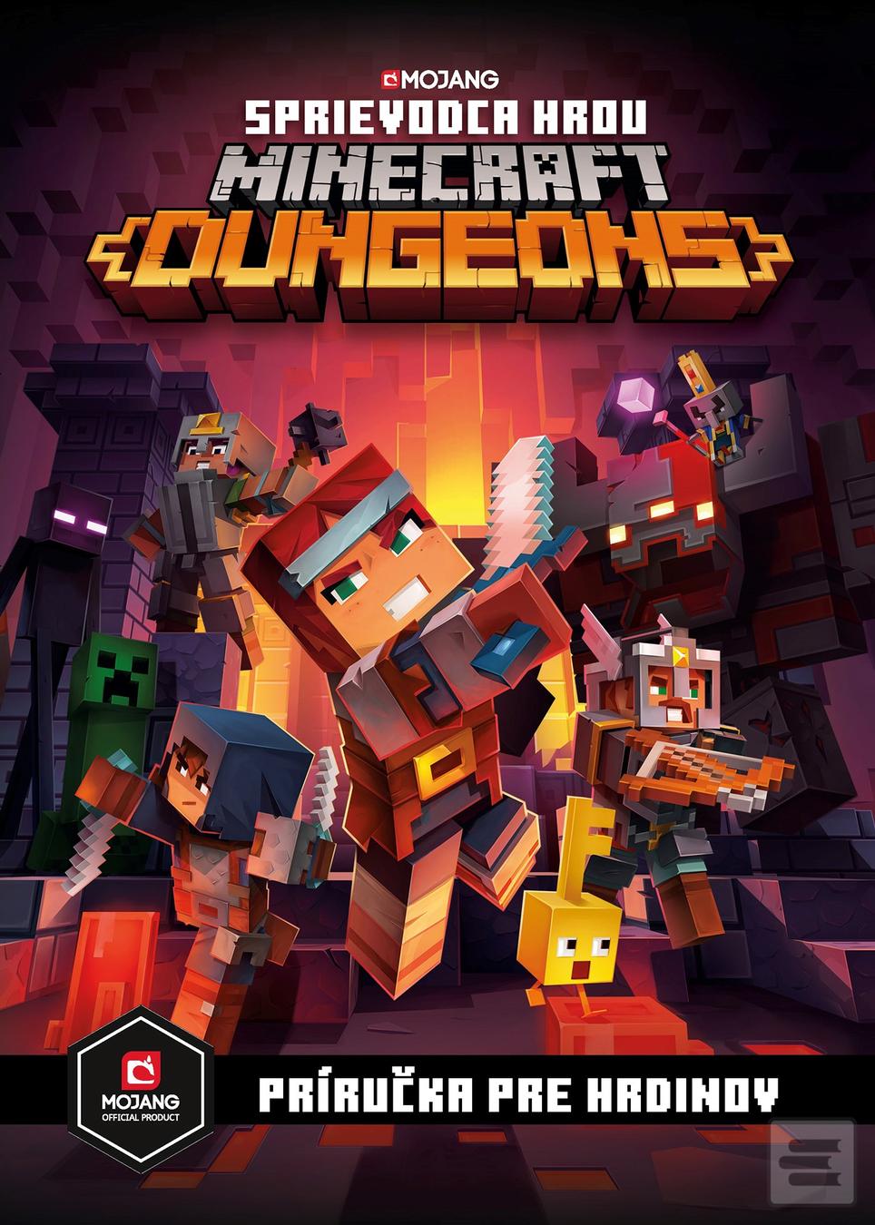 Kniha: Minecraft - Sprievodca hrou Dungeons - Príručka pre hrdinov - 1. vydanie - kolektiv