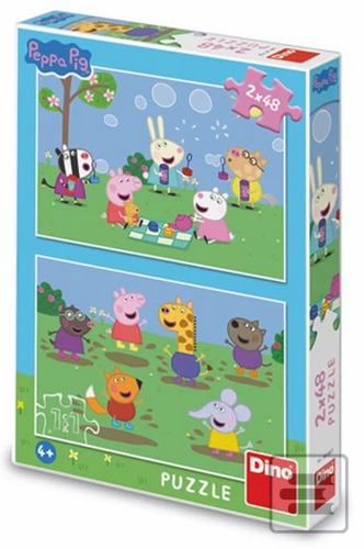Puzzle 2x48 Peppa Pig a…