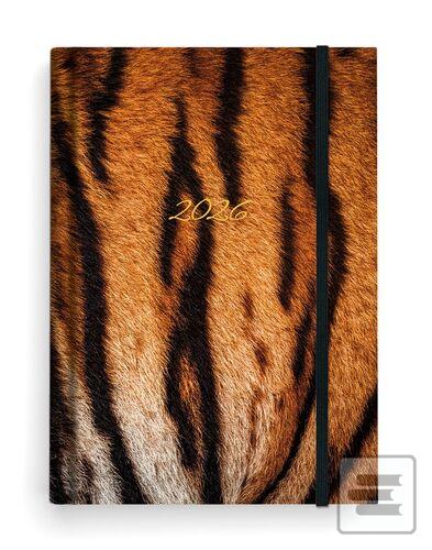 Knižný diár: Týdenní diář 2026 Prokop Lamino B6 Tygr