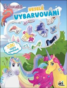 Kniha: Veselé vybarvování se super samolepkami Jednorožci