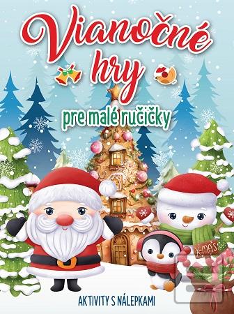 Kniha: Vianočné hry pre malé ručičky - Aktivity s nálepkami