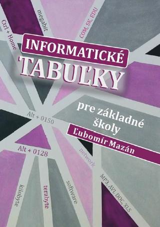 Kniha: Informatické tabuľky pre základné školy - Ľubomír Mazán