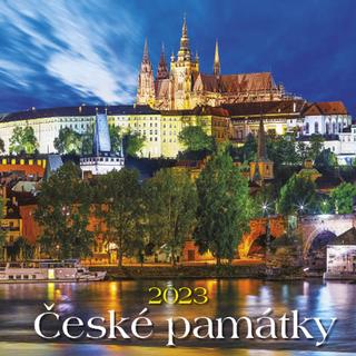 Kalendár nástenný: České památky 2023 - nástěnný kalendář