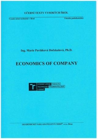 Kniha: Economics of Company - dotisk - Marie Pavláková-Dočekalová