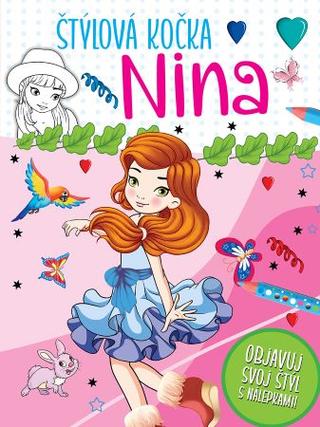 Kniha: Štýlová kočka - Nina - objavuj svoj štýl s nálepkami!