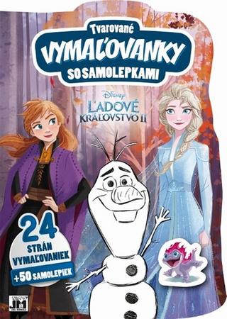 Kniha : Tvarované vymaľovanky so samolepkami Ľadové kráľovstvo II